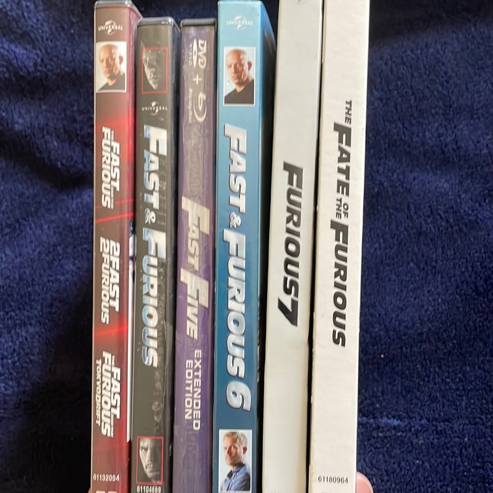 Fast and Furious DVD’s